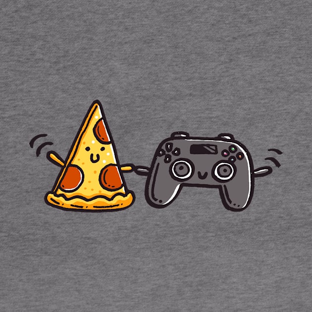 pizza and games by Walmazan